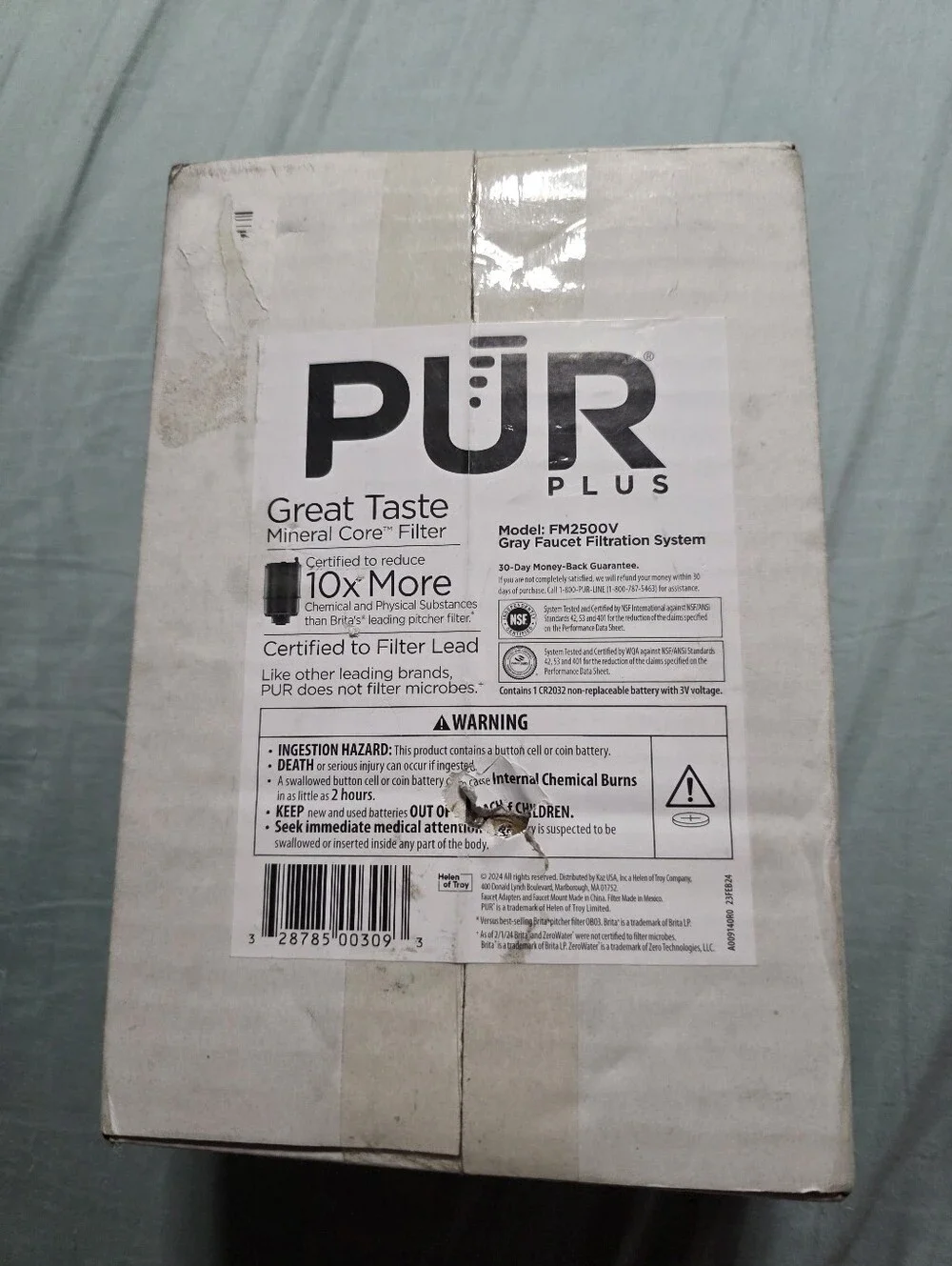 PUR PLUS FM2500V Gray Faucet Filtration System